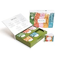 Palais des Thés - Organic Detox Tea Gift Set - Selection of 30 Count Premium Biodegradable Tea Bags Box - Assortment of Rooibos, Herbal, Black, and Green Teas
