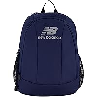 New Balance Laptop Backpack, Commuter Travel Bag for Men and Women, Navy, 19 Inch
