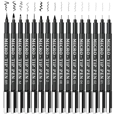 Tebik Calligraphy Pens Set 22 Pack Hand Lettering Pens Kit Calligraphy Markers with Everything for Beginners Writing Journaling Signature Art