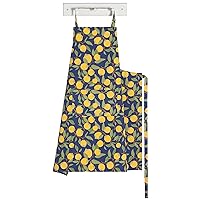 Now Designs Lemons Oversized Mightly Apron, W38 x L38 inches