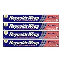 Reynolds Wrap Aluminum Foil (30 Sq Ft, Pack of 4)
