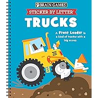Brain Games - Sticker by Letter: Trucks Brain Games - Sticker by Letter: Trucks Spiral-bound