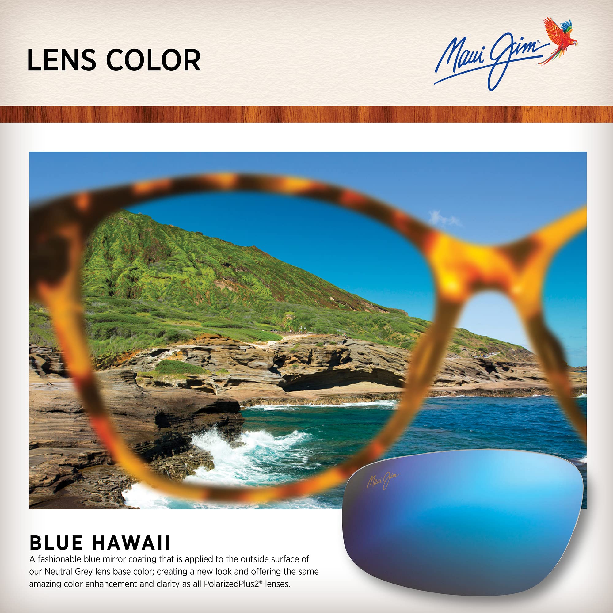 Maui Jim Men's Pailolo Polarized Rectangular Sunglasses