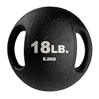 Body-Solid Heavy-Duty Exercise Medicine Balls with Dual Handles, Durable Non Slip Rubber Grip Medicine Ball for Weights Training, Weightlifting & Core Workouts.