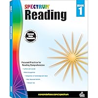 Spectrum 1st Grade Reading Comprehension Workbook, Ages 6 to 7, Reading Grade 1, Letters and Sounds, Sight Words Recognition, and Nonfiction and Fiction Passages - 158 Pages Spectrum 1st Grade Reading Comprehension Workbook, Ages 6 to 7, Reading Grade 1, Letters and Sounds, Sight Words Recognition, and Nonfiction and Fiction Passages - 158 Pages Paperback