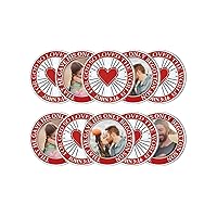 Custom4U Personalized Photo Pocket Coin Custom Picture Text Commemorative Coins Memorial Pocket Token Customized Gifts for Women Men Dad (Gift Box)