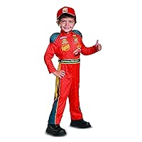 Cars 3 Lightning Mcqueen Classic Toddler Costume, Red, Large (4-6)