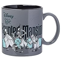 Silver Buffalo Haunted Mansion Beware Ceramic Mug, 20 Ounces