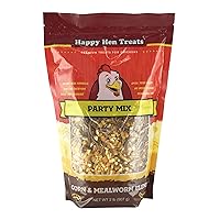 Happy Hen Treats Party Mix Mealworm and Corn, 2-Pound