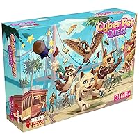 Cyber Pet Quest - Cooperative Board Game, Rescue Your Owner As A Cybernetic Pet, Fun Family Game, Ages 8+, 1-4 Players, 30 Min
