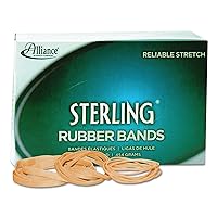 Alliance Rubber 24335 Sterling Rubber Bands Size #33, 1 lb Box Contains Approx. 850 Bands (3 1/2