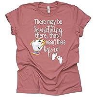 Maternity Beauty and The Beast Chip Miss Pots Unisex T Shirt Disney Pregnancy Announcement Tee Shirt