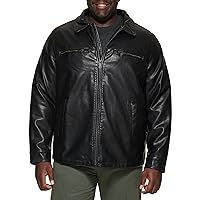 Dockers Big & Tall Men's James Faux Leather Jacket