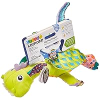 Flip Flap Dragon Clip On Car Seat and Stroller Toy - Soft Baby Hanging Toys - Baby Crinkle Toys with High Contrast Colors - Baby Travel Toys Ages 0 Months and Up