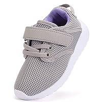 DADAWEN Toddler/Little Kid Boys Girls Lightweight Breathable Sneakers Strap Athletic Tennis Shoes for Running Walking