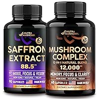 Mushroom Complex & Natural Saffron Extract Capsules
