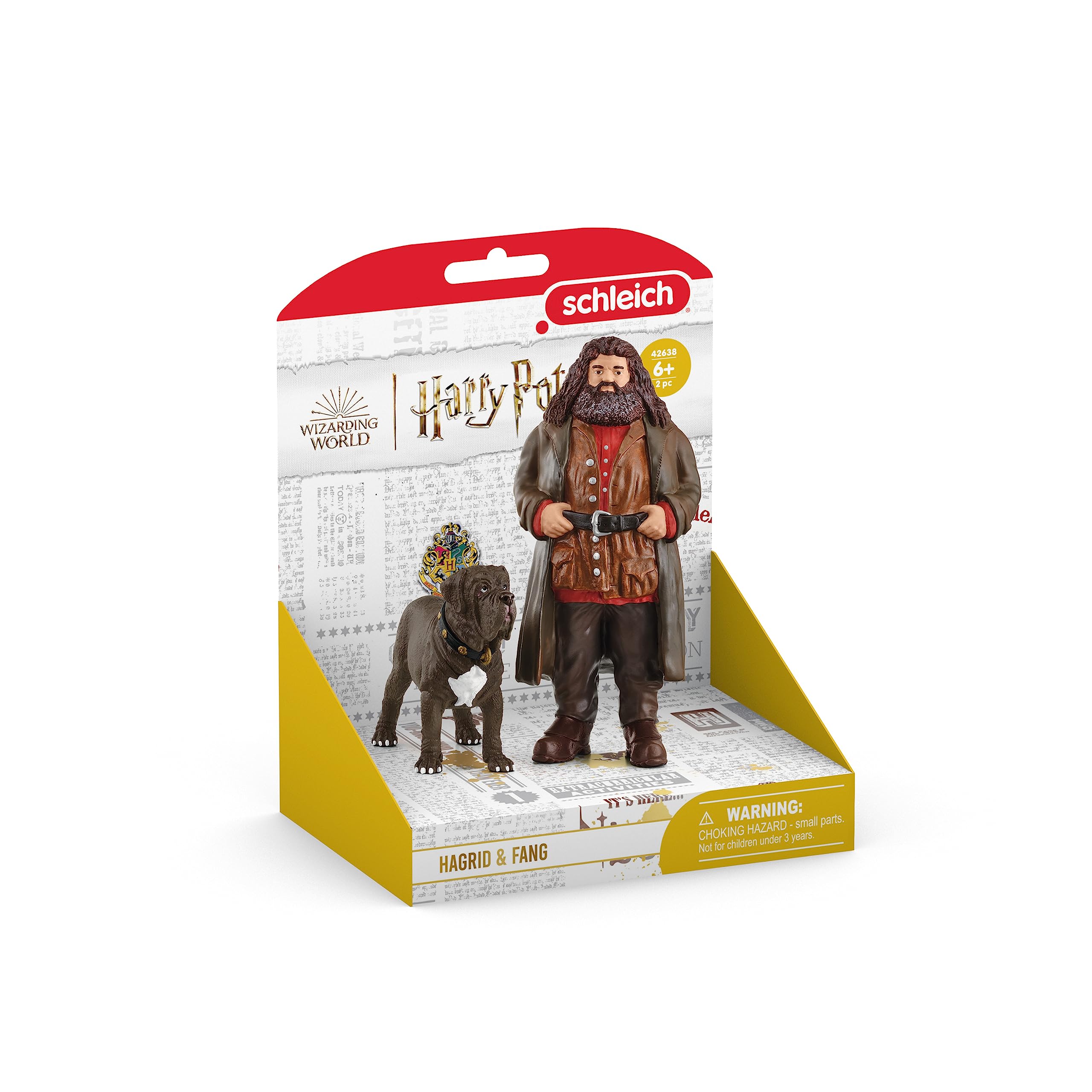Schleich Wizarding World of Harry Potter 2-Piece Set with Hagrid & Fang Figurines for Kids Ages 6+