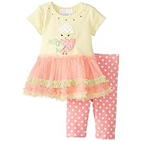 Bonnie Baby Baby-Girls Newborn Chick Applique Tutu with Capri