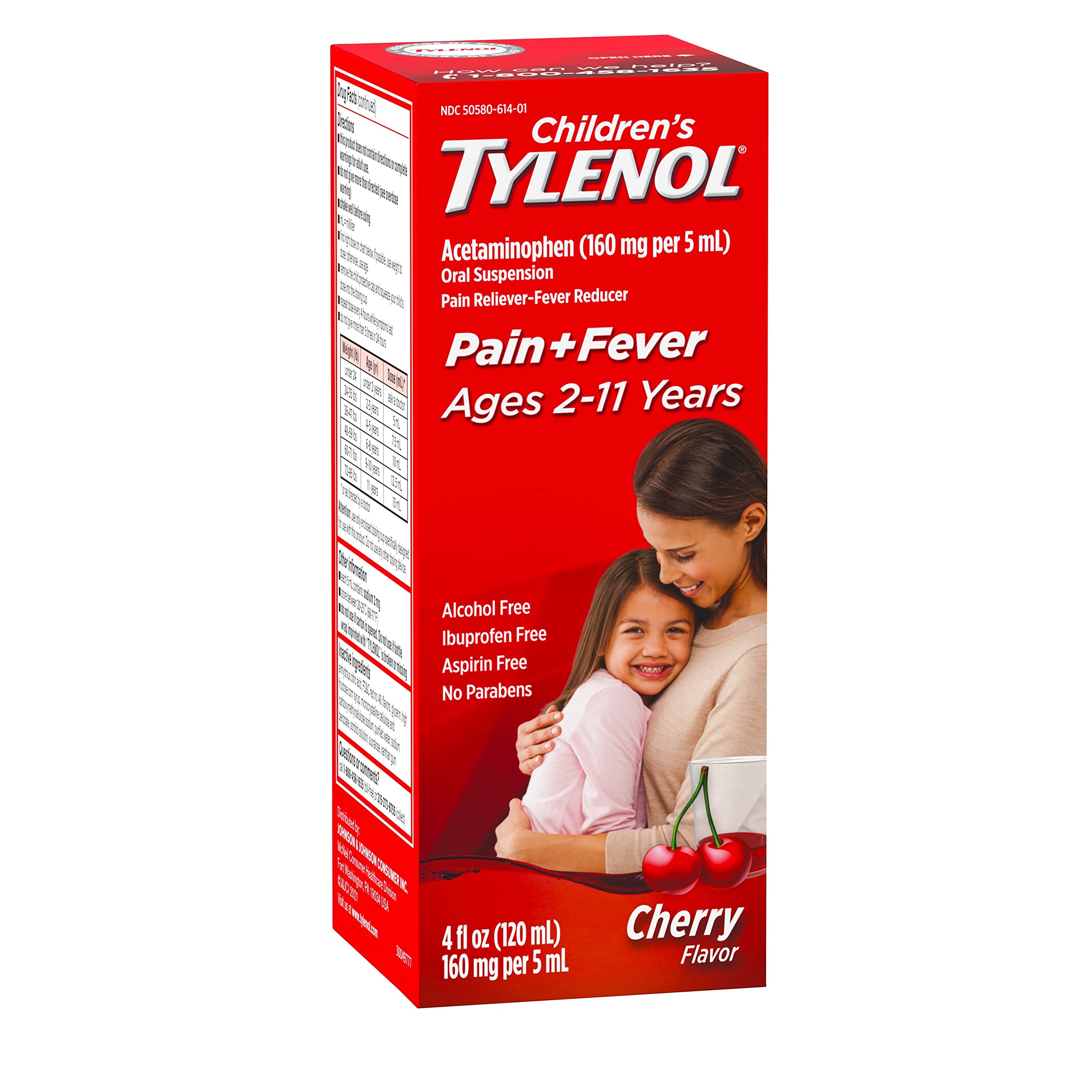 Tylenol Children's Oral Suspension, Cherry, 4 Fl. Oz