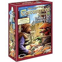 Carcassonne Traders & Builders Board Game EXPANSION - New Strategies Await! Medieval Tile-Laying Strategy Game for Kids and Adults, Ages 7+, 2-6 Players, 45 Minute Playtime, Made by Z-Man Games