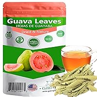 Dried whole Guava leaves, Guava leaf Tea Herbal leaves, Hojas de guayaba, Guava herbs, Natural Guava leaves Tea, Skin Care, Hair Re-Growth, Loose Leaf. (4oz)