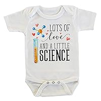 Lots of Love and A Little Science IVF In Vitro Test Tube Onesie/Bodysuit