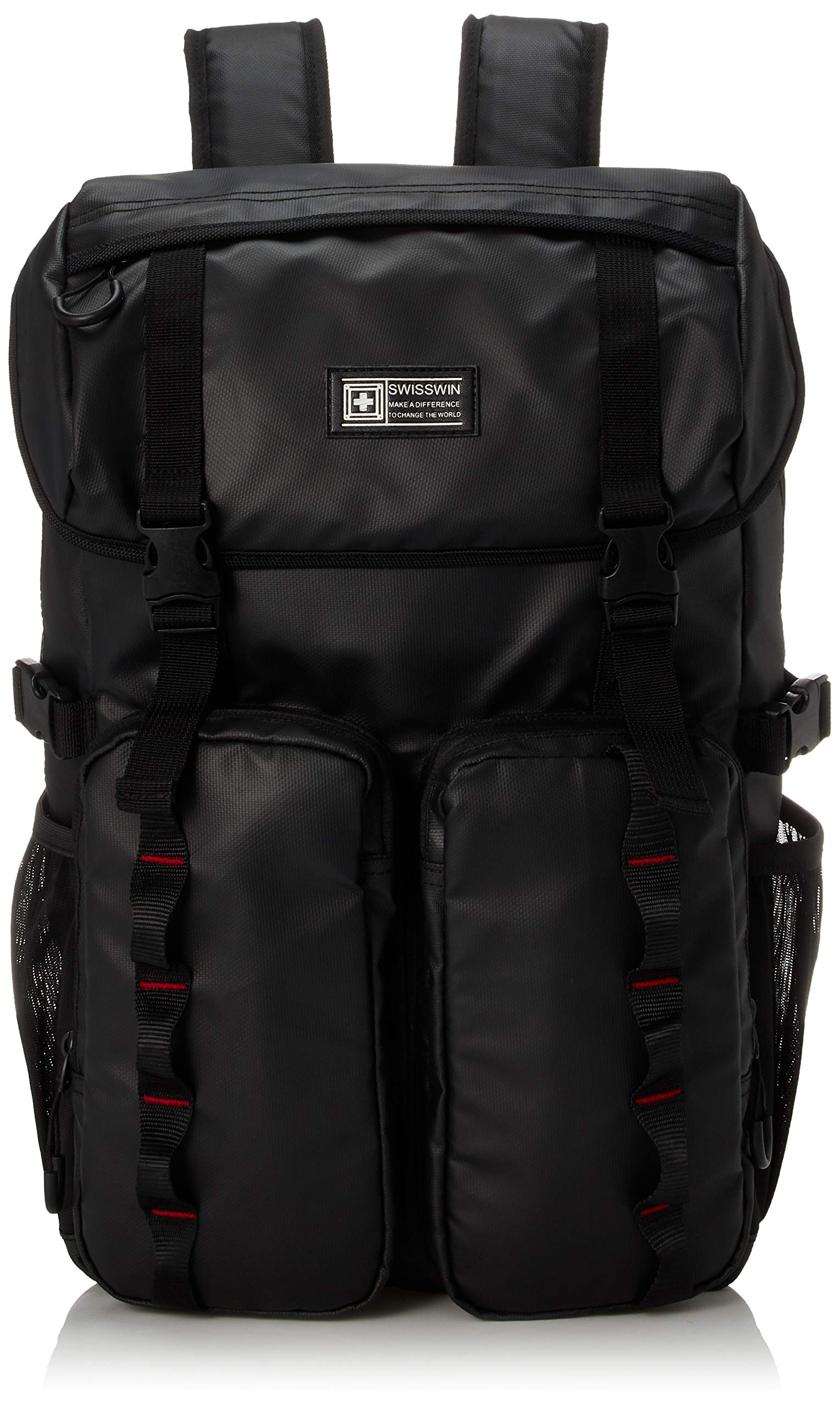 swisswin(スイスウイン) SWF1709 Men's Backpack, Black