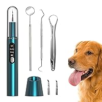 Pet Control HQ Dog Teeth Plaque Remover - Ultrasonic Dental Scaler Low Noise - Dog Tartar Teeth Electric Cleaner
