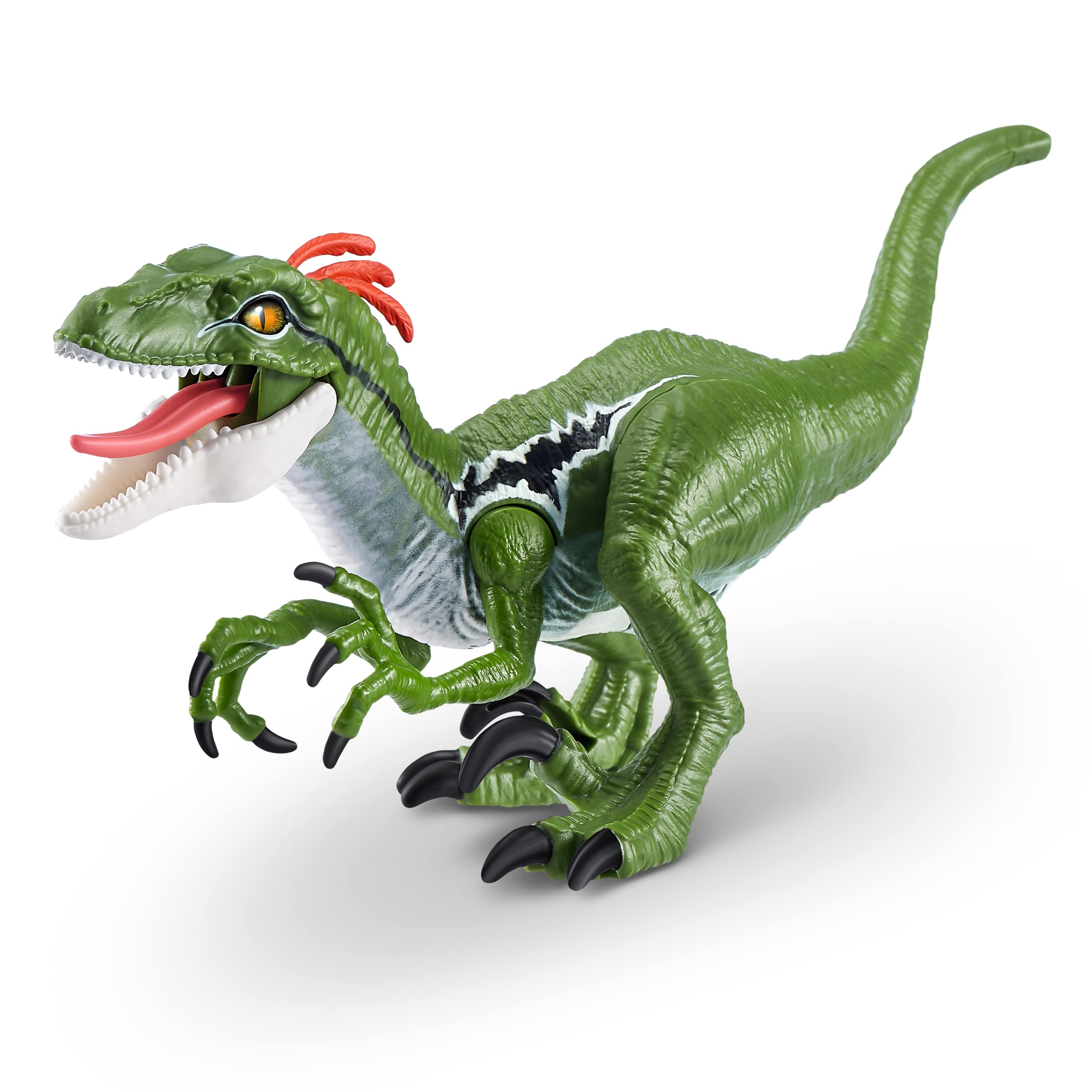 Robo Alive Dino Action Raptor by ZURU Dinosaur Toys, Real Biting Action, Lifelike Roars Sound, Battery-Powered Robotic Interactive Electronic Reptile Toy for Boys