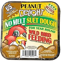 C&S Peanut Delight No Melt Suet Dough 11.75 Ounces, 8 Pack