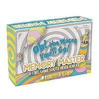AQUARIUS Oh, The Places You'll Go! Memory Master Card Game - Fun Family Party Game for Kids, Teens & Adults - Entertaining Game Night Gift - Officially Licensed Dr. Seuss Merchandise