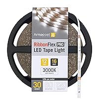 141230 RibbonFlex Pro Tape Light 30 LEDs/m Strip Light, 3000K, 16.4 ft