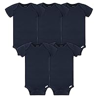 Gerber Baby-Girls 5-Pack Solid Onesies Bodysuits