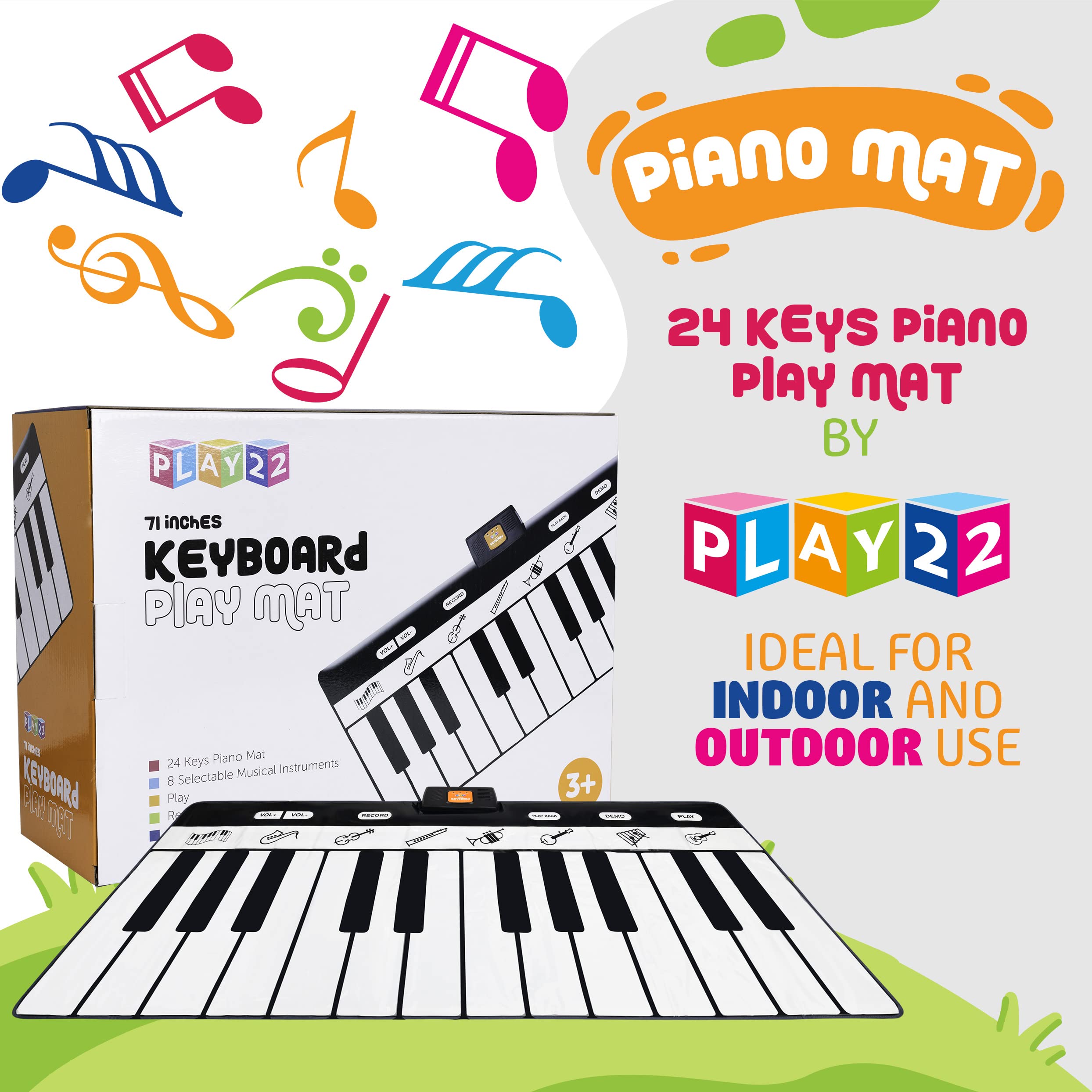Play22 Keyboard Playmat 71