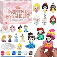 21 pcs Princess and Friends Sweet Snacks with Painting Accessories, Cute Cartoon Birthday Cake Topper, Kids ToysBirthday Party Supplies Decorations,Bouquet,Charms - 2” Figures