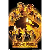  Jurassic World Poster Book Bundle - 12 Pack Jurassic World  Dominion Movie Posters and Jurassic World Stickers