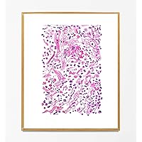 Pneumonia Histology Pathology Art, Pathology Assistant Laboratory Office Decor, Respiratory Therapist and Pneumatologist Wall Artwork (8x10 in)