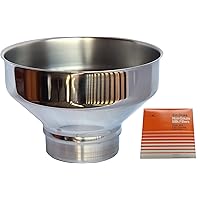 Extra Large Premium Stainless Steel Strainer for Milk, Maple Syrup, or Beverage (Filter Combo))
