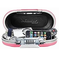 Master Lock Personal Safe, Set Your Own Combination Portable SafeSpace®, 9-17/32 in. Wide, Pink, 5900DPNK