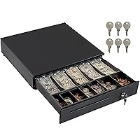 Volcora Cash Register Drawer for Point of Sale (POS) System, 5 Bill/7 Coin, 16