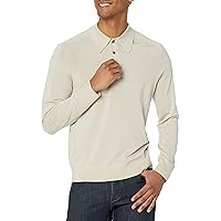 Theory Men's Ls Button Polo Regal Wool
