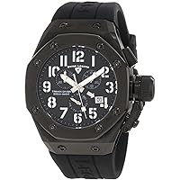 Men's 10541-BB-01-SA Trimix Diver Chronograph Black Dial Watch
