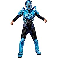 Rubie's Boy's DC Deluxe Blue Beetle Costume Jumpsuit and Mask