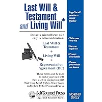 Last Will & Testament and Living Will (paper forms): Write your Last Will & Testament