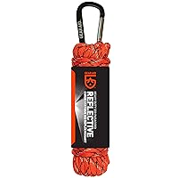 Gear AID 550 Paracord and Carabiner, 7 Strand Utility Cord for Camping and Survival