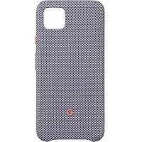 Google Pixel 4 Polycarbonate Case - Sorta Smokey Gray, Polka Dots Fabric, Wireless Charging Compatible (GA01281)