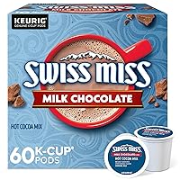 Swiss Miss Milk Chocolate Hot Cocoa, Keurig Single-Serve K-Cup Pods, 60 Count (6 Packs of 10)