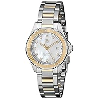 TAG Heuer Women's WAY1451.BD0922 Aquaracer Diamond-Accented Two-Tone Stainless Steel Watch