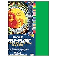 Tru Ray 9 X 12 Festive Green 50 Sht Arts & Crafts Construction Paper Paper Pac103006 Pacon Corporation