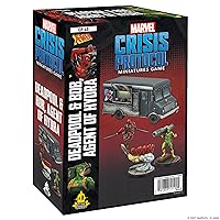 Marvel Crisis Protocol Deadpool & Hydra Agent Bob Character Pack Marvel Miniatures Strategy Game Ages 14+ |2 Players Average Playtime 45 Minutes Made by Atomic Mass Games (FFGCP45)